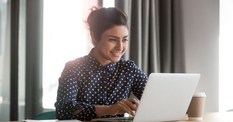 tech employee working on computer